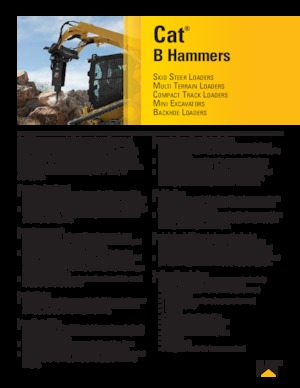 हाइड्रोलिक ब्रेकर Caterpillar B6s