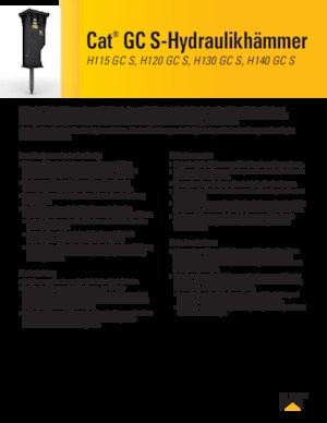 हाइड्रोलिक ब्रेकर Caterpillar H130GC S 