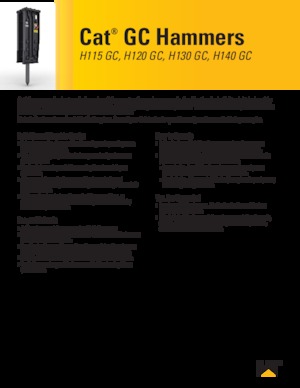 हाइड्रोलिक ब्रेकर Caterpillar H130GC 