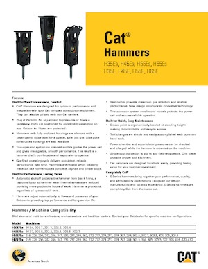 हाइड्रोलिक ब्रेकर Caterpillar H65E