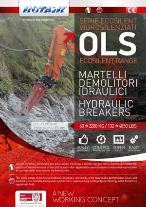 हाइड्रोलिक ब्रेकर Rotair OLS 1600 X