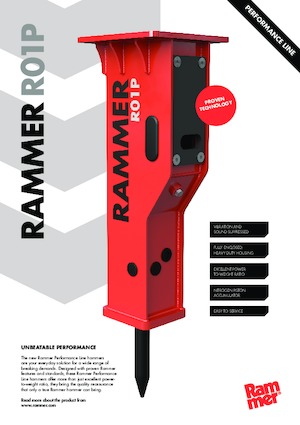 हाइड्रोलिक ब्रेकर Rammer R01P