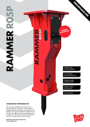 हाइड्रोलिक ब्रेकर Rammer R05P