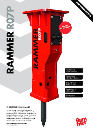हाइड्रोलिक ब्रेकर Rammer R07P
