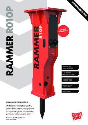 हाइड्रोलिक ब्रेकर Rammer R10P