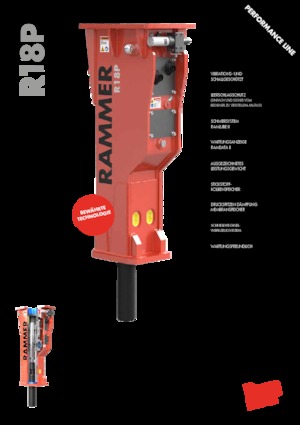 हाइड्रोलिक ब्रेकर Rammer R18P