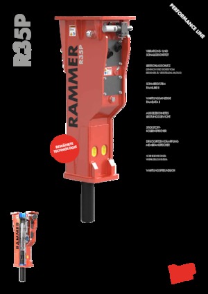 हाइड्रोलिक ब्रेकर Rammer R35P