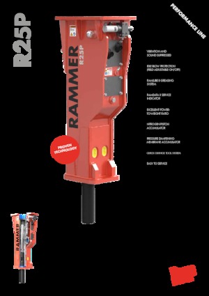 हाइड्रोलिक ब्रेकर Rammer R45P