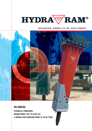 हाइड्रोलिक ब्रेकर Hydra Ram RS 22