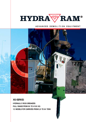 हाइड्रोलिक ब्रेकर Hydra Ram XG 6 S
