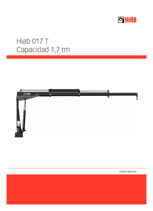 इलेक्ट्रिक लोडिंग क्रेन Hiab 017 T-1 PTO