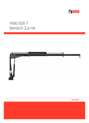 इलेक्ट्रिक लोडिंग क्रेन Hiab 026 T-2 PTO