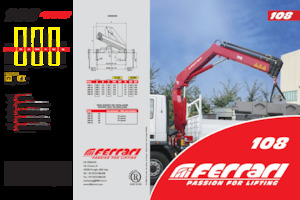 हाइड्रोलिक लोडिंग क्रेन Ferrari® 108 A5 