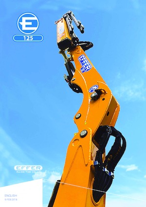 हाइड्रोलिक लोडिंग क्रेन Effer 125 2S