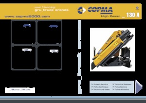 हाइड्रोलिक लोडिंग क्रेन COPMA 2000 130A.4 J2