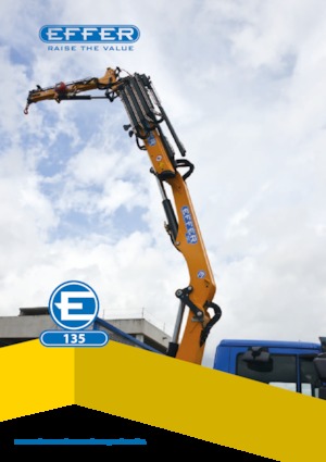 हाइड्रोलिक लोडिंग क्रेन Effer 135 C4S