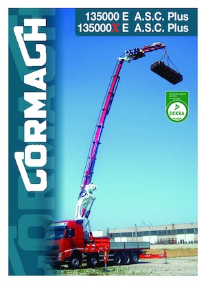 हाइड्रोलिक लोडिंग क्रेन Cormach 135000 E9F186 A.S.C. Plus