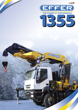 हाइड्रोलिक लोडिंग क्रेन Effer 1355 7S