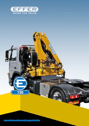 हाइड्रोलिक लोडिंग क्रेन Effer 150 2S