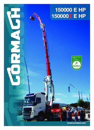 हाइड्रोलिक लोडिंग क्रेन Cormach 150000 E9F206 HP
