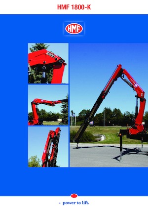 हाइड्रोलिक लोडिंग क्रेन HMF 1800-K8-HS10