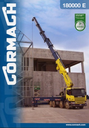 हाइड्रोलिक लोडिंग क्रेन Cormach 180000 E6JIB4 A.S.C. Plus