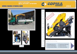 हाइड्रोलिक लोडिंग क्रेन COPMA 2000 200.1