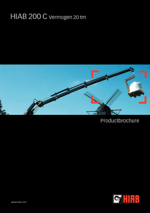 हाइड्रोलिक लोडिंग क्रेन Hiab 200 C-5