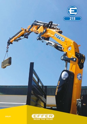हाइड्रोलिक लोडिंग क्रेन Effer 215 5S 