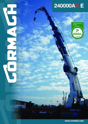 हाइड्रोलिक लोडिंग क्रेन Cormach 240000AX E9J404 HP