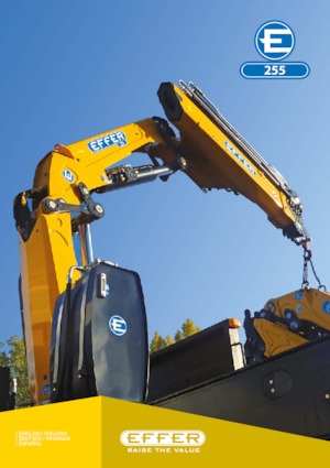 हाइड्रोलिक लोडिंग क्रेन Effer 255 6S