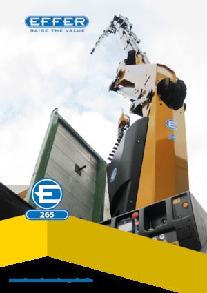 हाइड्रोलिक लोडिंग क्रेन Effer 265 3S