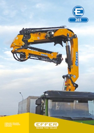 हाइड्रोलिक लोडिंग क्रेन Effer 265 3S