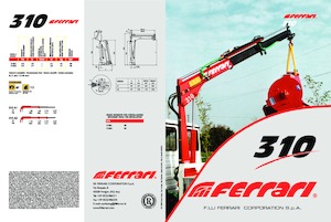 हाइड्रोलिक लोडिंग क्रेन Ferrari® 310R A1 