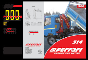 हाइड्रोलिक लोडिंग क्रेन Ferrari® 314 A2 