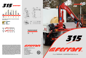 हाइड्रोलिक लोडिंग क्रेन Ferrari® 315 A 1