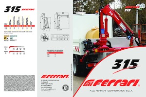 हाइड्रोलिक लोडिंग क्रेन Ferrari® 315R A1 
