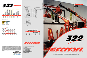 हाइड्रोलिक लोडिंग क्रेन Ferrari® 322 A1 