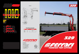 हाइड्रोलिक लोडिंग क्रेन Ferrari® 329 A1 