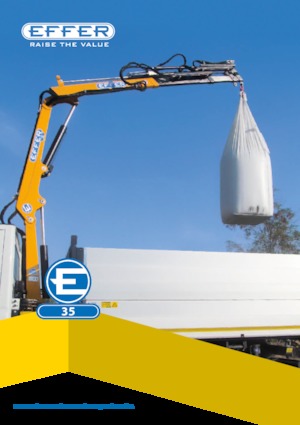 हाइड्रोलिक लोडिंग क्रेन Effer 35 2S