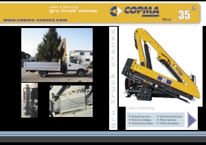 हाइड्रोलिक लोडिंग क्रेन COPMA 2000 35.2
