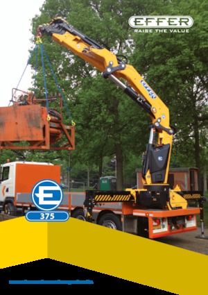 हाइड्रोलिक लोडिंग क्रेन Effer 375 4S