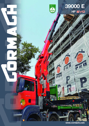 हाइड्रोलिक लोडिंग क्रेन Cormach 39000 E6 HP