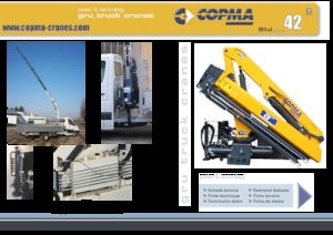 हाइड्रोलिक लोडिंग क्रेन COPMA 2000 42.4