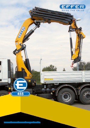 हाइड्रोलिक लोडिंग क्रेन Effer 455 4S