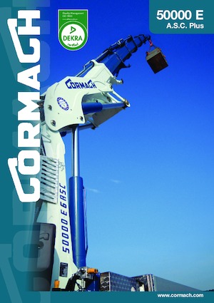 हाइड्रोलिक लोडिंग क्रेन Cormach 50000 E9F64 A.S.C. Plus