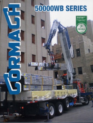हाइड्रोलिक लोडिंग क्रेन Cormach 50000 WB95