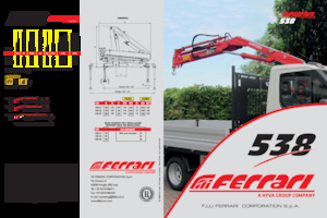 हाइड्रोलिक लोडिंग क्रेन Ferrari® 538 A1 