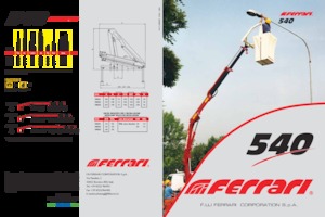 हाइड्रोलिक लोडिंग क्रेन Ferrari® 540 A2 