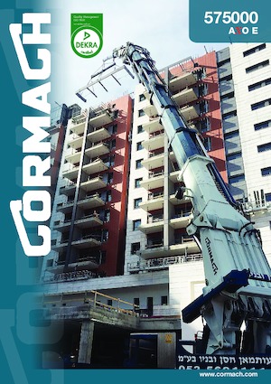 हाइड्रोलिक लोडिंग क्रेन Cormach 575000AXO E9J804